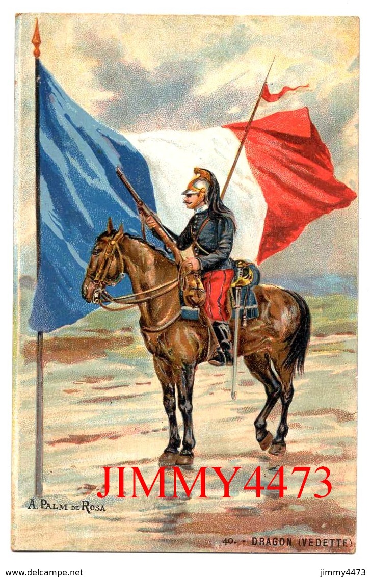 CPA - DRAGON ( VEDETTE ) Illust. A. Palm De Roas N° 40 - Edit. K. F. Paris Série 1302 - Régiments