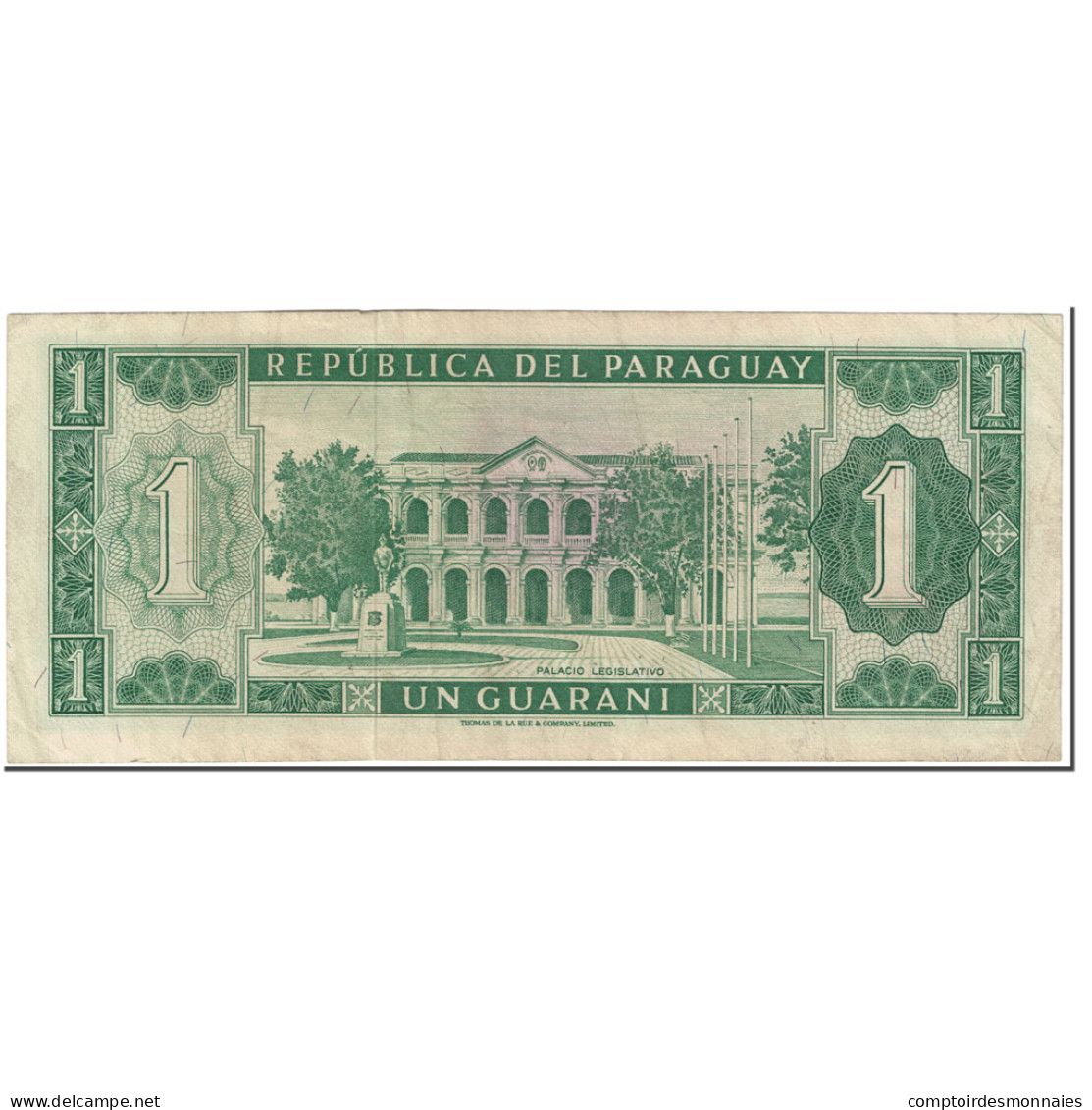 Billet, Paraguay, 1 Guarani, 1963, Undated (1963), KM:193b, TTB - Paraguay