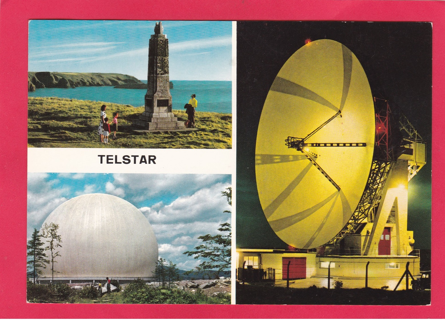 Modern Multi View Post Card Of Telstar(communications Satellit)Cornwall,U30. - Altri & Non Classificati