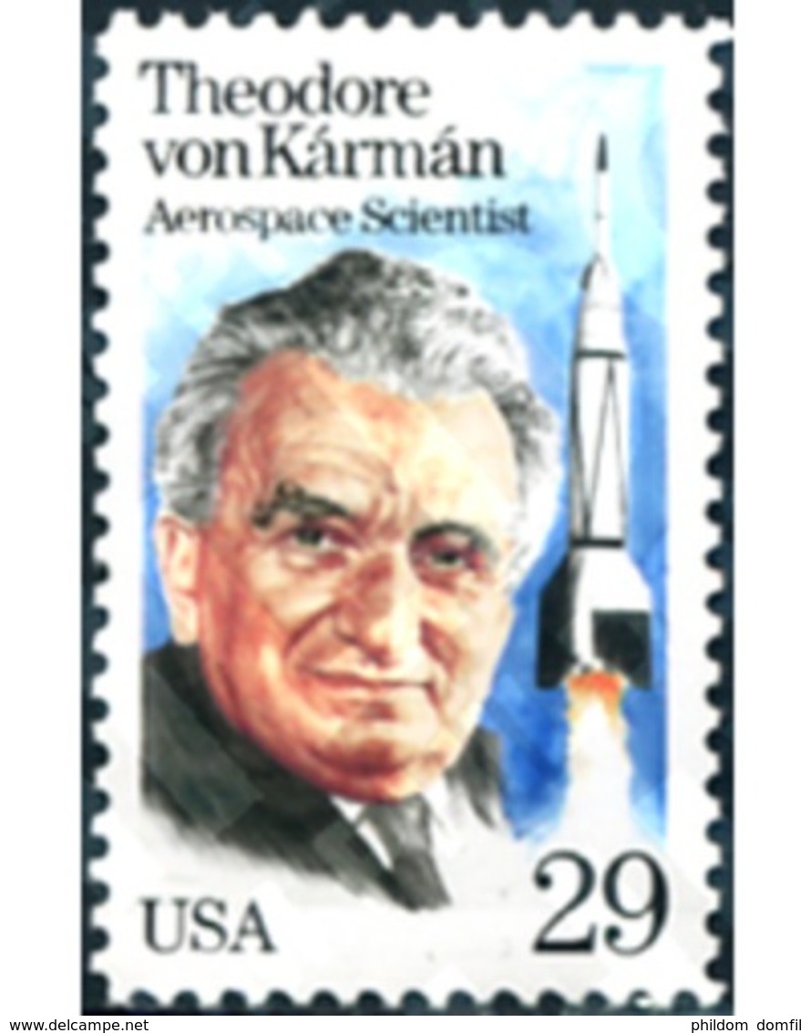 Ref. 311186 * MNH * - UNITED STATES. 1992. HOMMAGE TO THEODORE VON KARMAN . HOMENAJE A THEODORE VON KARMAN - Nuevos