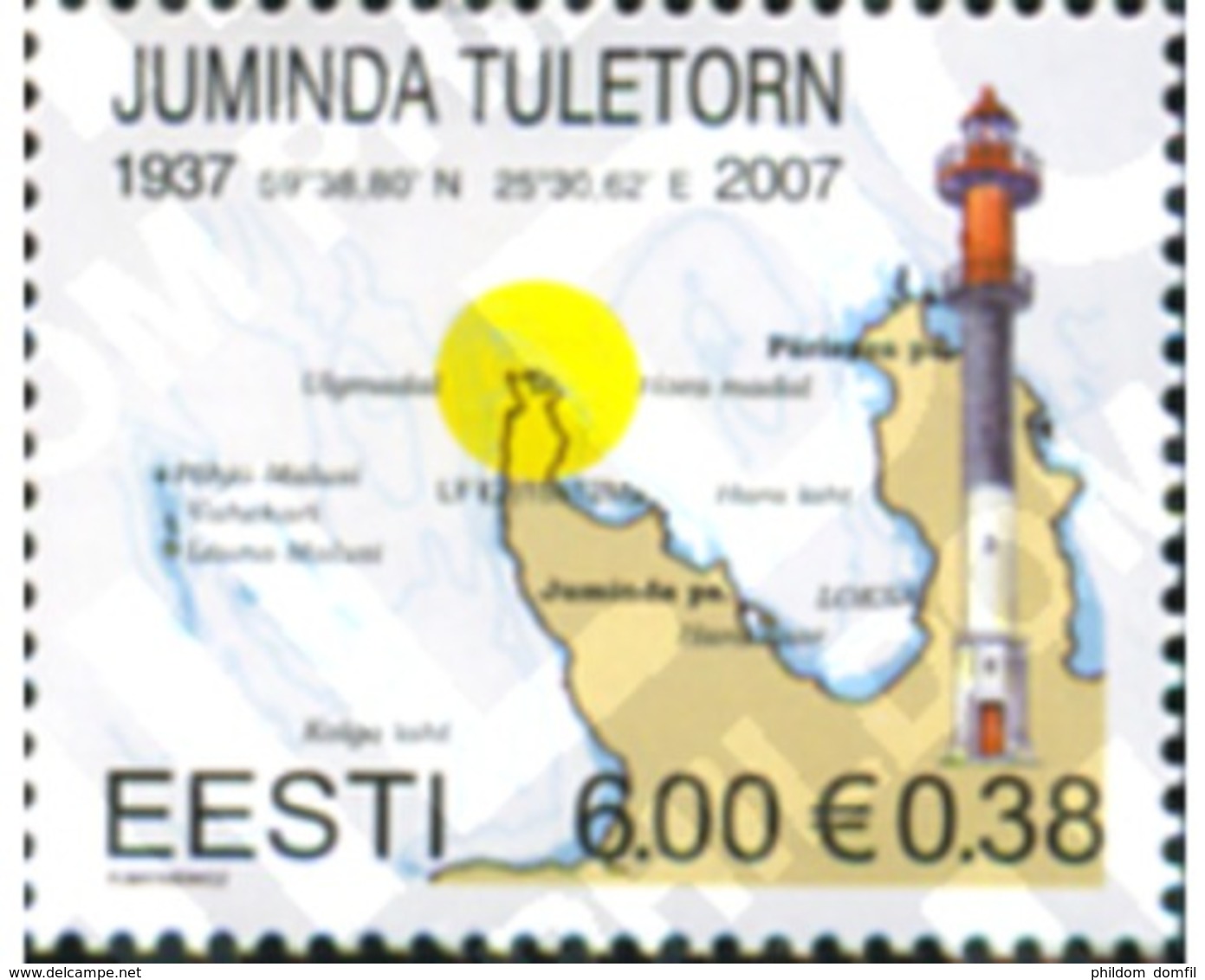 Ref. 204595 * MNH * - ESTONIA. 2007. LIGHTHOUSES . FAROS - Estonie