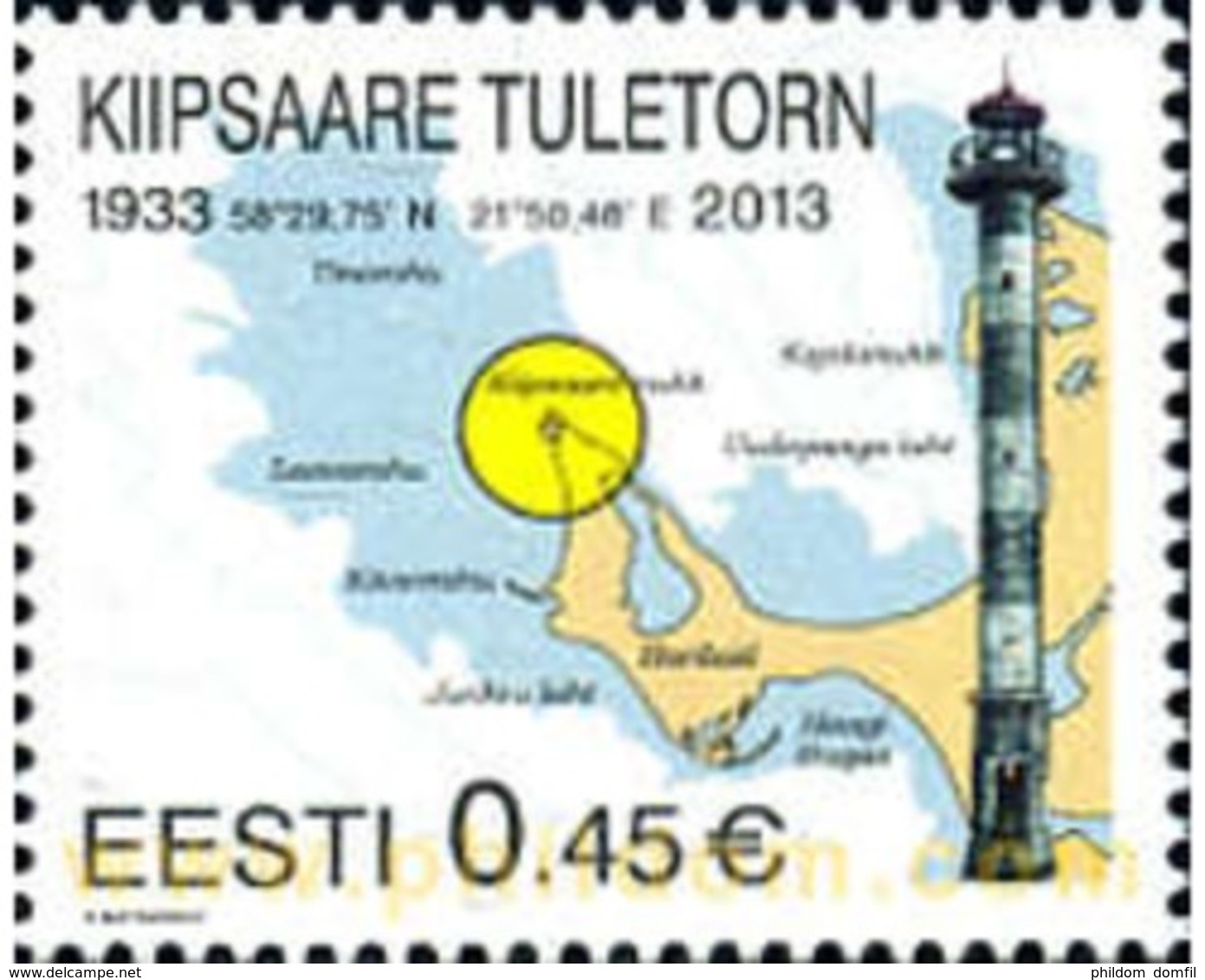 Ref. 298059 * MNH * - ESTONIA. 2013. LIGHTHOUSE . FARO - Estonie