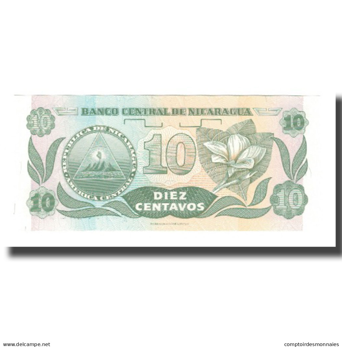 Billet, Nicaragua, 10 Centavos, Undated (1991), KM:169a, NEUF - Argentine