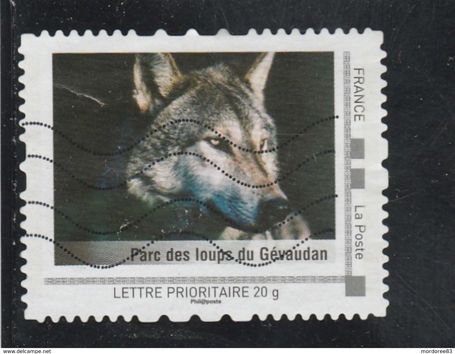 MONTIMBRAMOI PARC DES LOUPS DU GEVAUDAN OBLITERE - Altri & Non Classificati