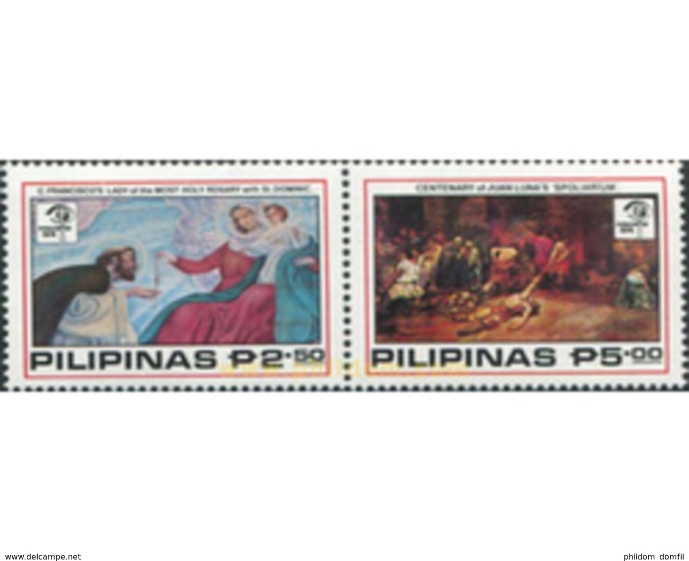 Ref. 313335 * MNH * - PHILIPPINES. 1984. ESPAÑA 84. INTERNATIONAL PHILATELIC EXHIBITION . ESPAÑA 84. EXPOSICION FILATE - Otros & Sin Clasificación