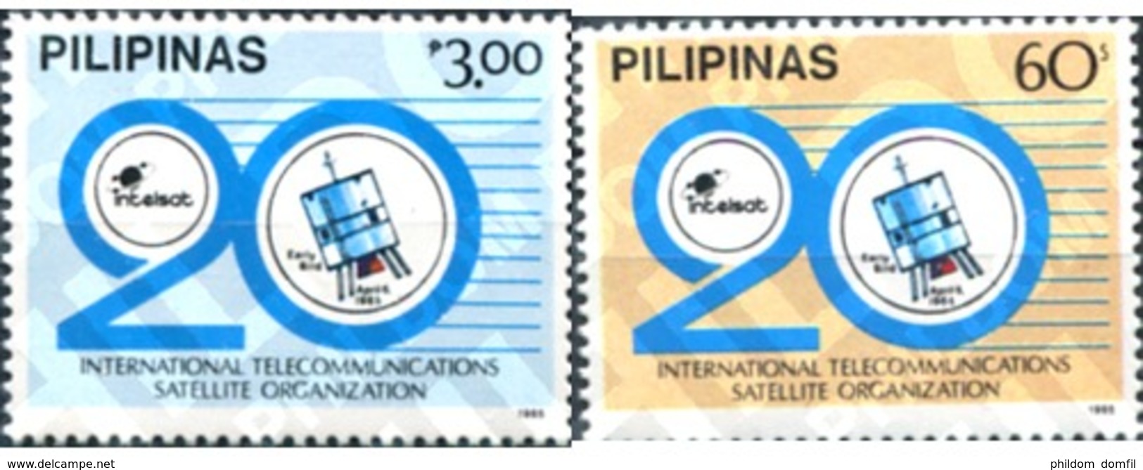 Ref. 313352 * MNH * - PHILIPPINES. 1985. INTELSAT - Autres & Non Classés