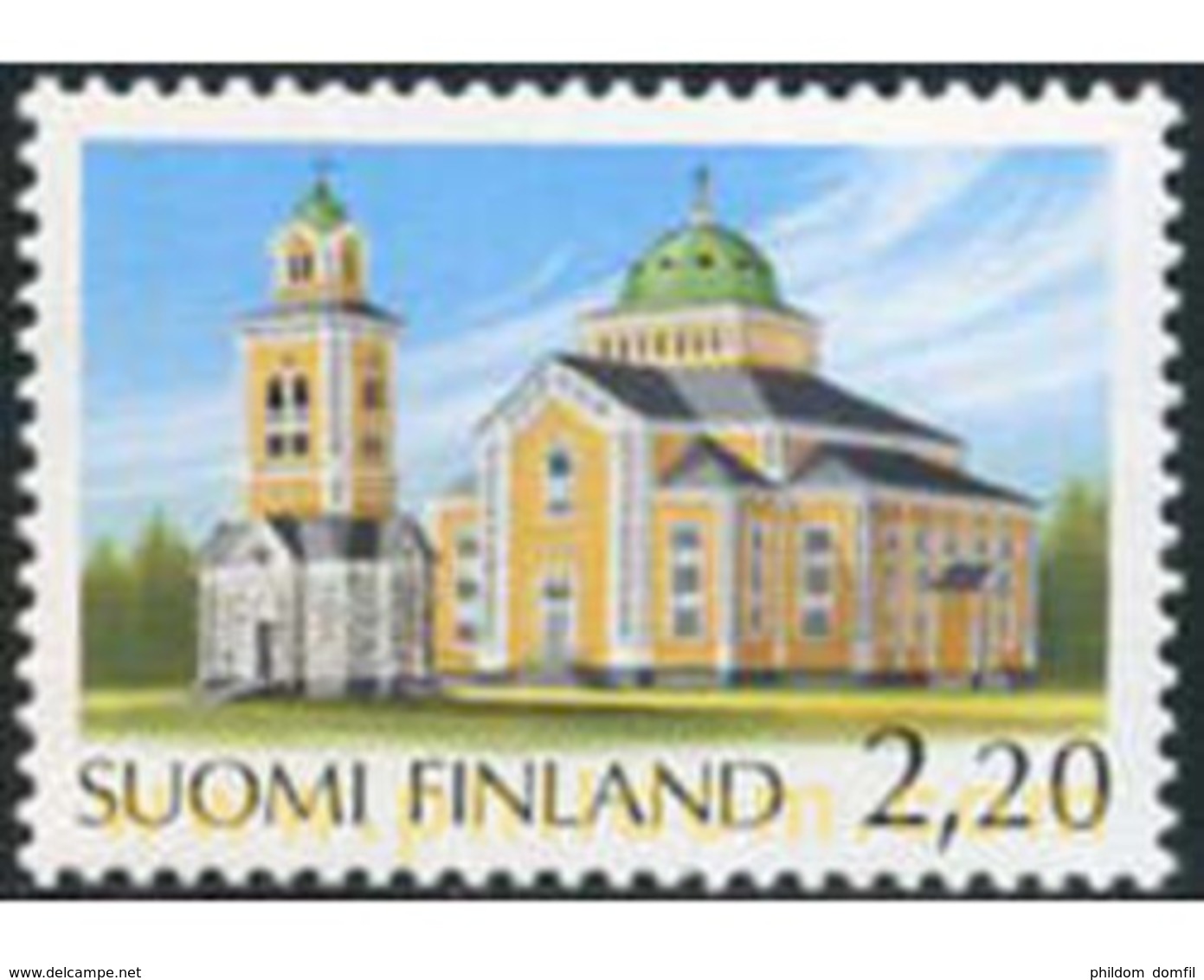 Ref. 103198 * MNH * - FINLAND. 1988. KERIMAKI CHURCHES . IGLESIAS DE KERIMAKI - Neufs