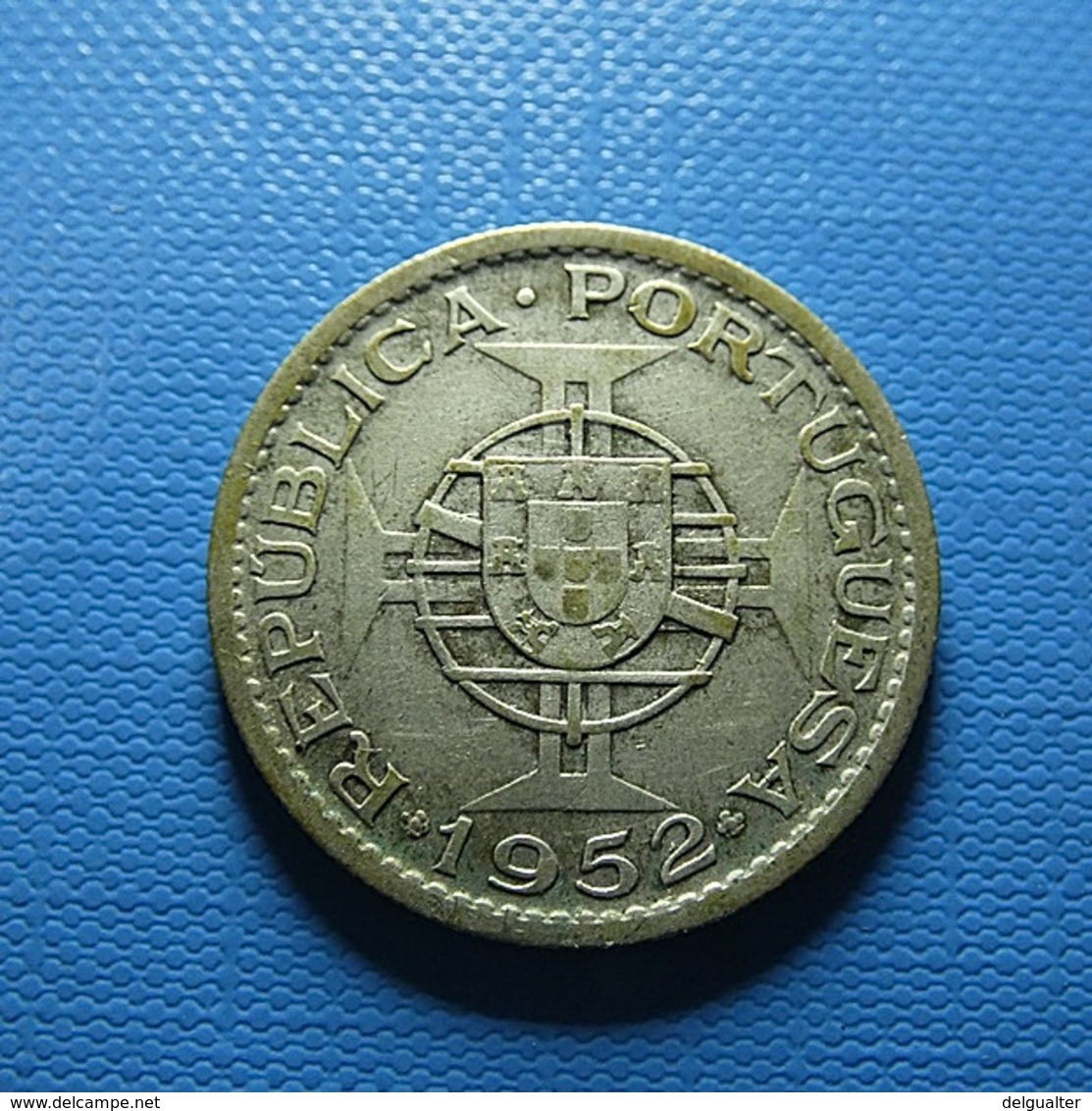 Portuguese Angola 10 Escudos 1952 Silver - Portugal