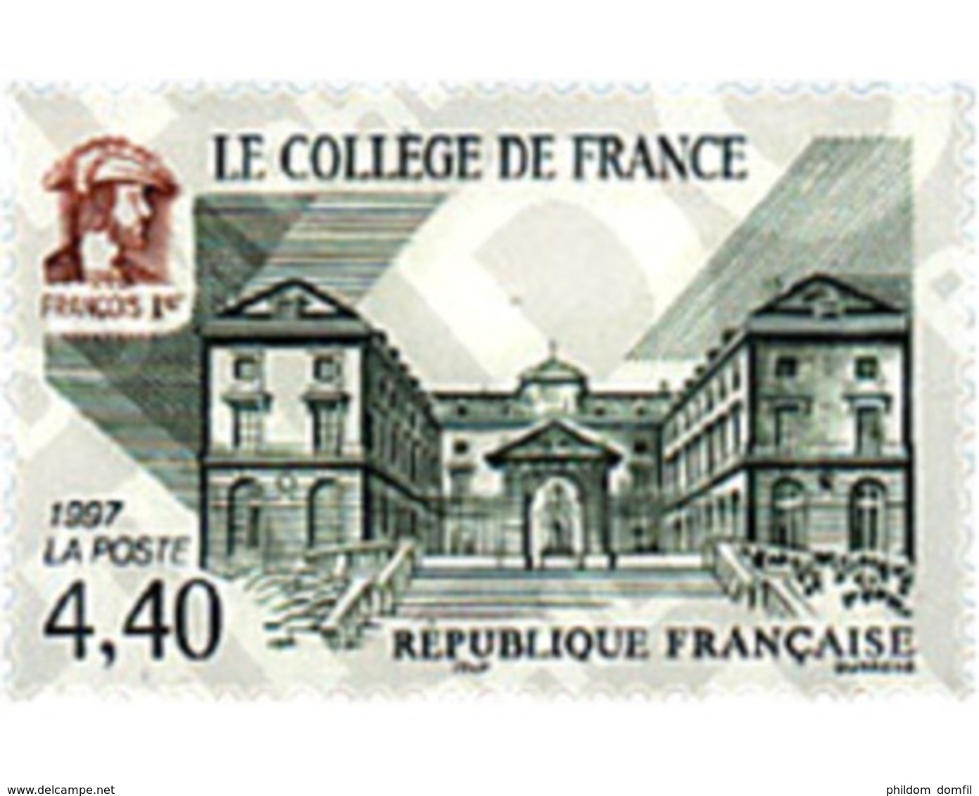 Ref. 46505 * MNH * - FRANCE. 1997. FRANCE COLLEGE . EL COLEGIO DE FRANCIA - Autres & Non Classés