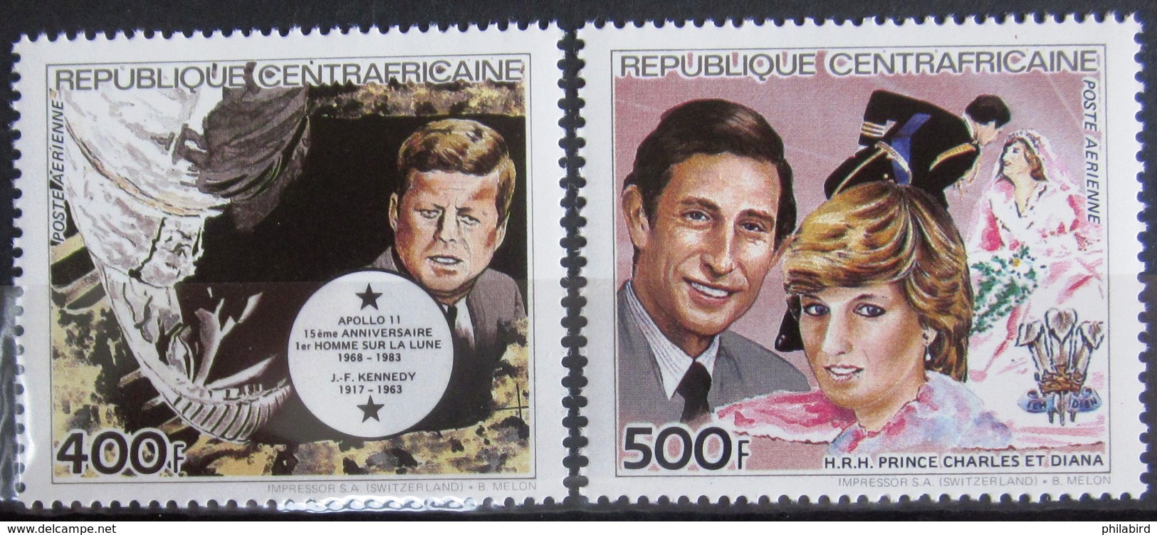 REP.CENTRAFRICAINE                    P.A 303/304                             NEUF** - Centrafricaine (République)