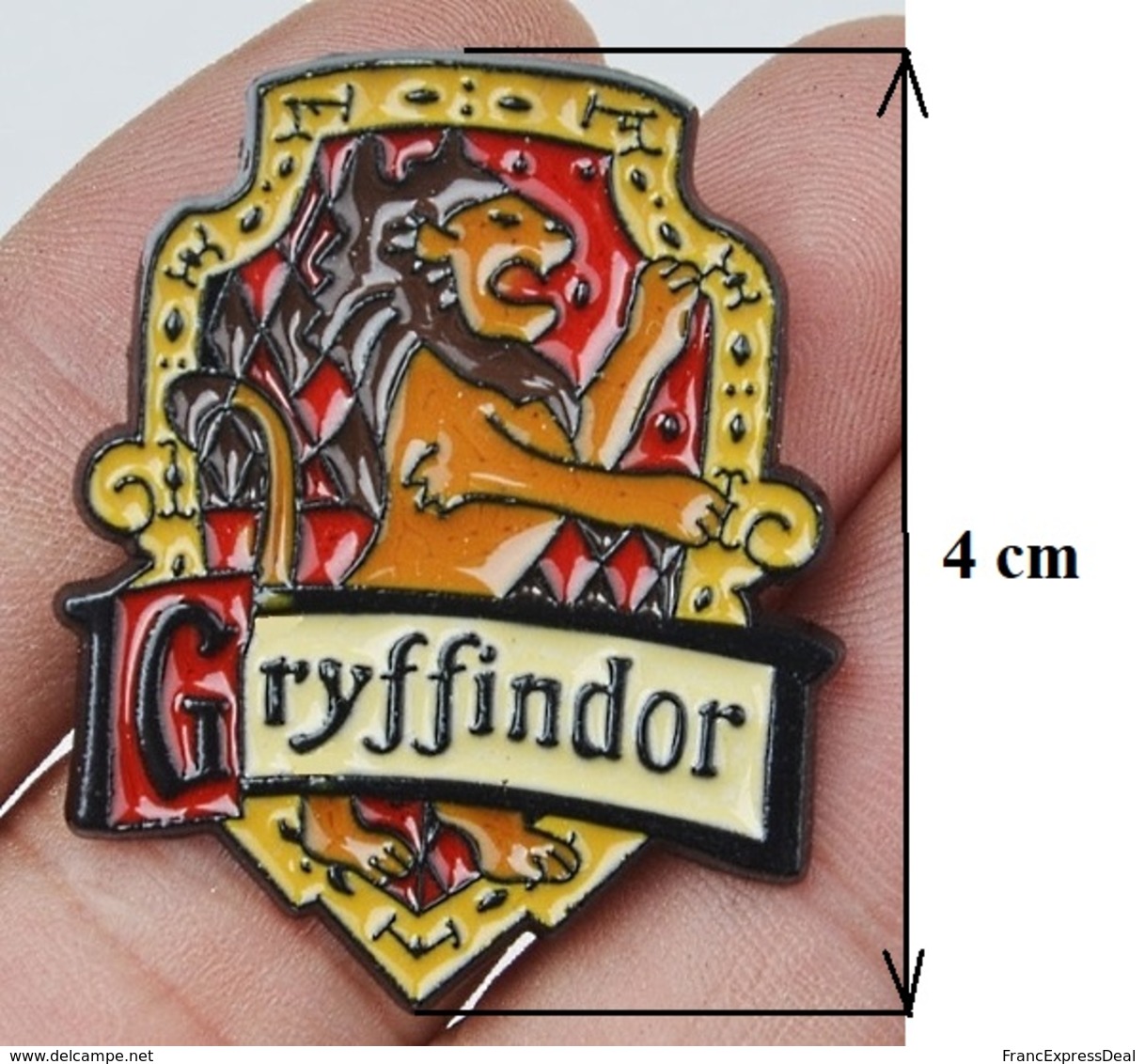 S6b - 1 Pins Pin's NEUF En Métal ( Brooch ) - Harry Potter Gryffondor ( Gryffindor ) 4 Cm ! - Cinema