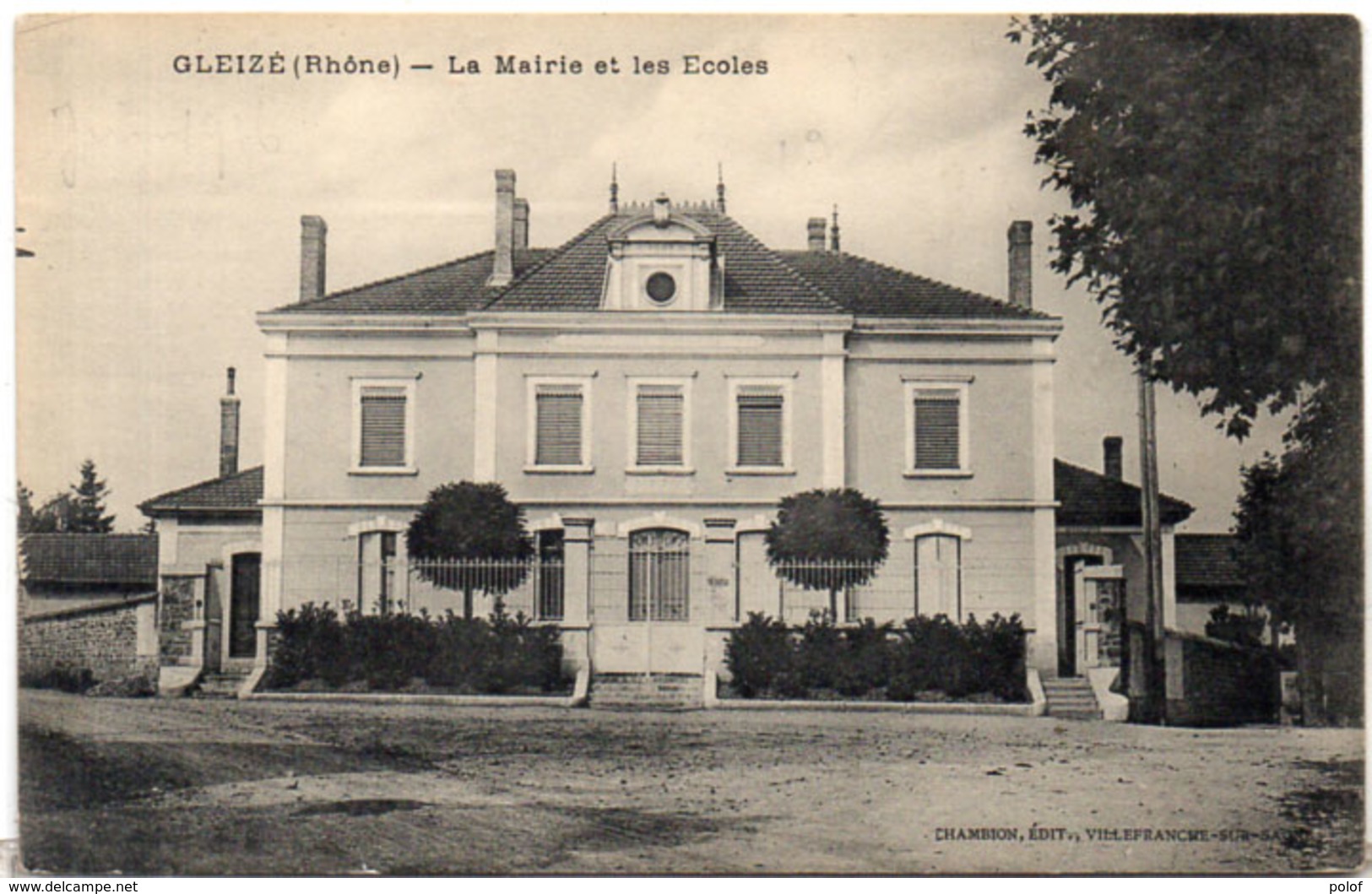 GLEIZE - La Mairie Et Les Ecoles  (114777) - Gleize