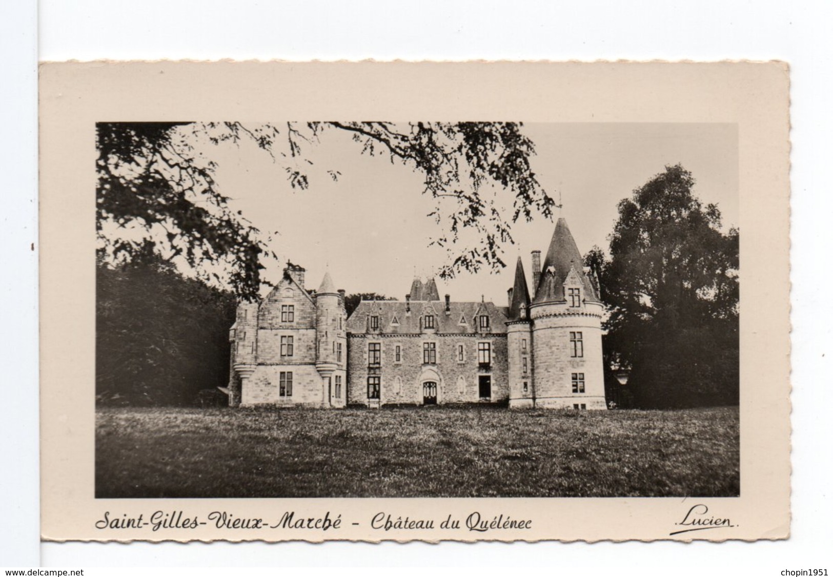 CP - SAINT-GILLES-VIEUX-MARCHÉ - Château Du Quélénec - Saint-Gilles-Vieux-Marché