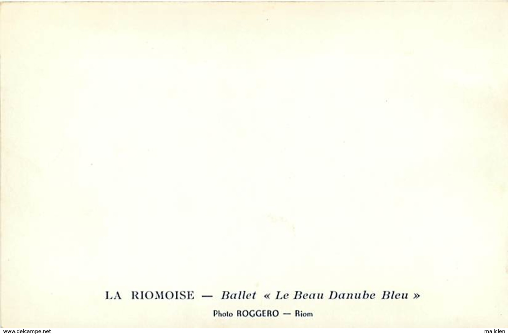 Dpts Div.-ref-AK472- Puy De Dôme - Riom - La Riomoise - Carte Photo Ballet Le Beau Danube Bleu - Danseuses - Danse - - Autres & Non Classés