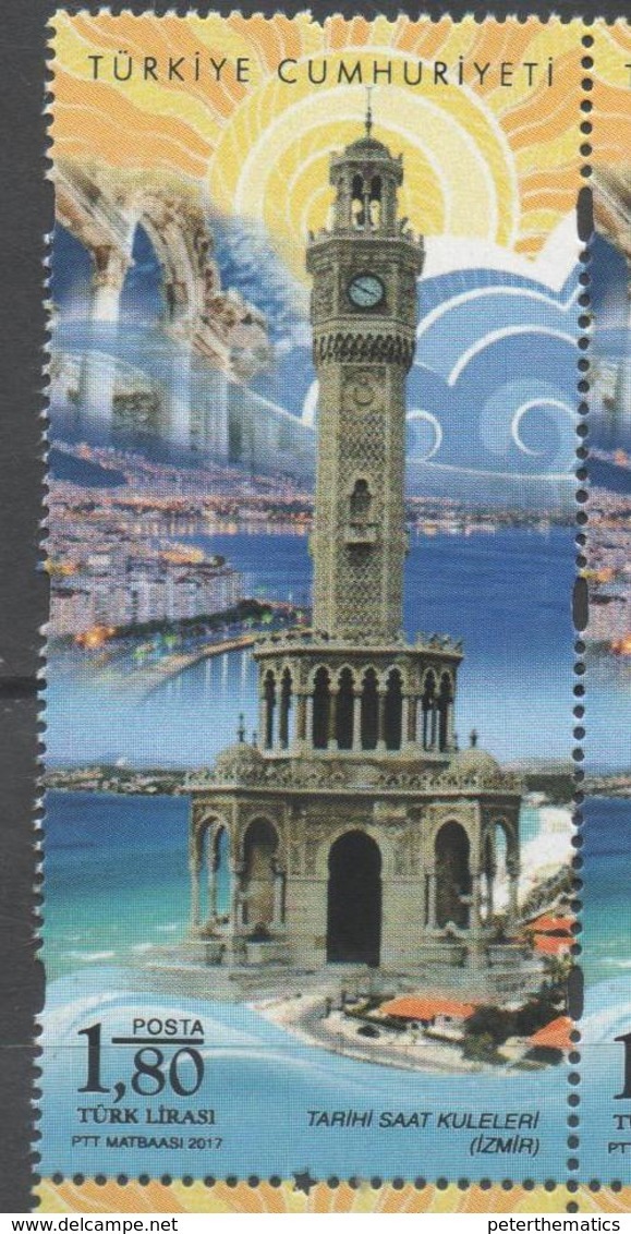 TURKEY, 2017, MNH, IZMIR, CLOCK TOWER, TEMPLES, COASTLINES, 1v - Other & Unclassified