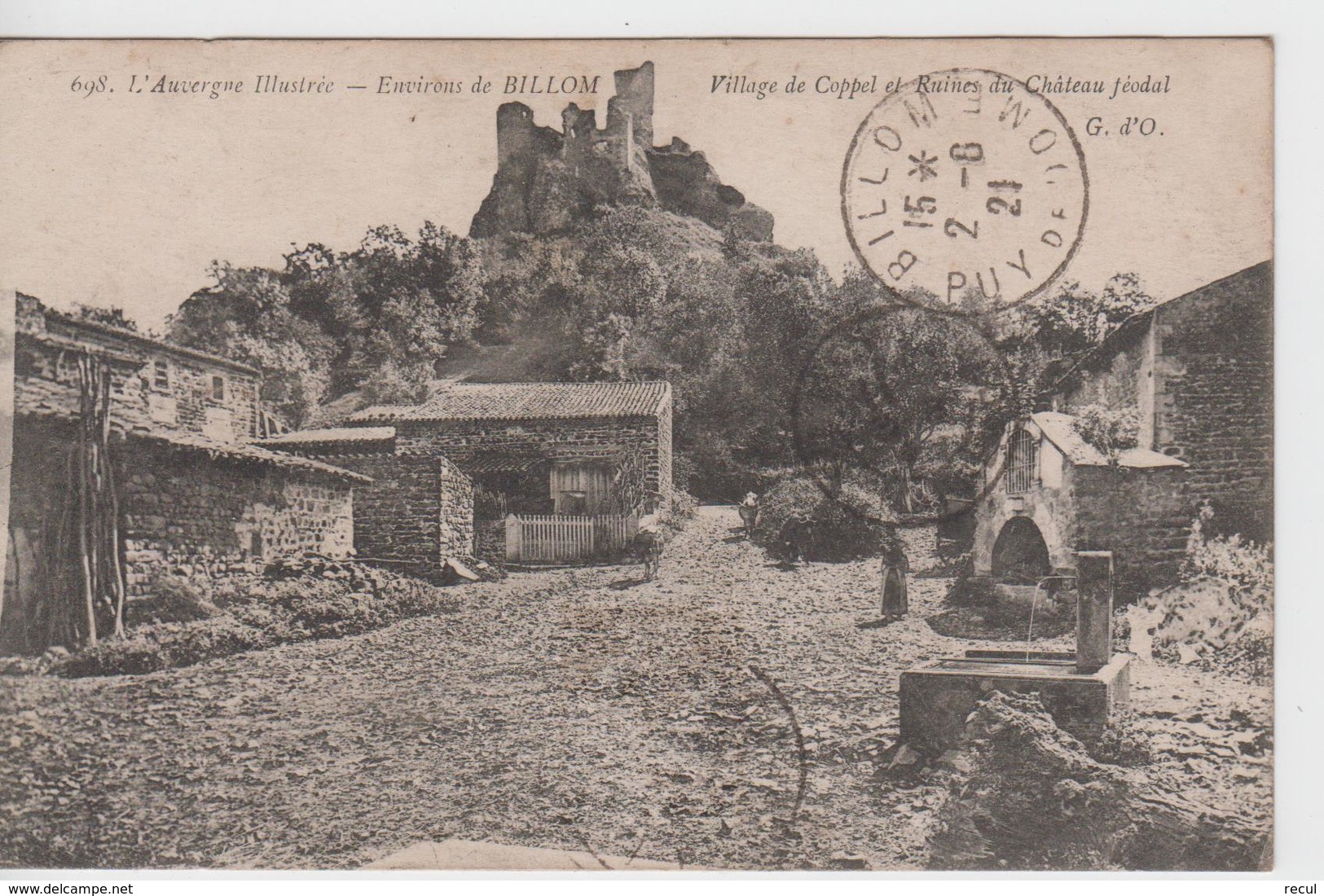 PUY DE DÔME - 698 - Environs De BILLOM - Village De Coppel Et Ruines Du Château Féodale - Autres & Non Classés