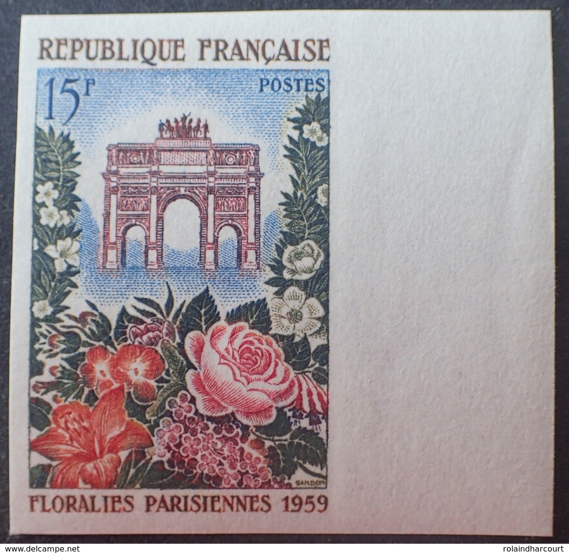 R1591/259 - 1959 - FLORALIES PARISIENNES - N°1189a NEUF** BdF ND - Non Classés