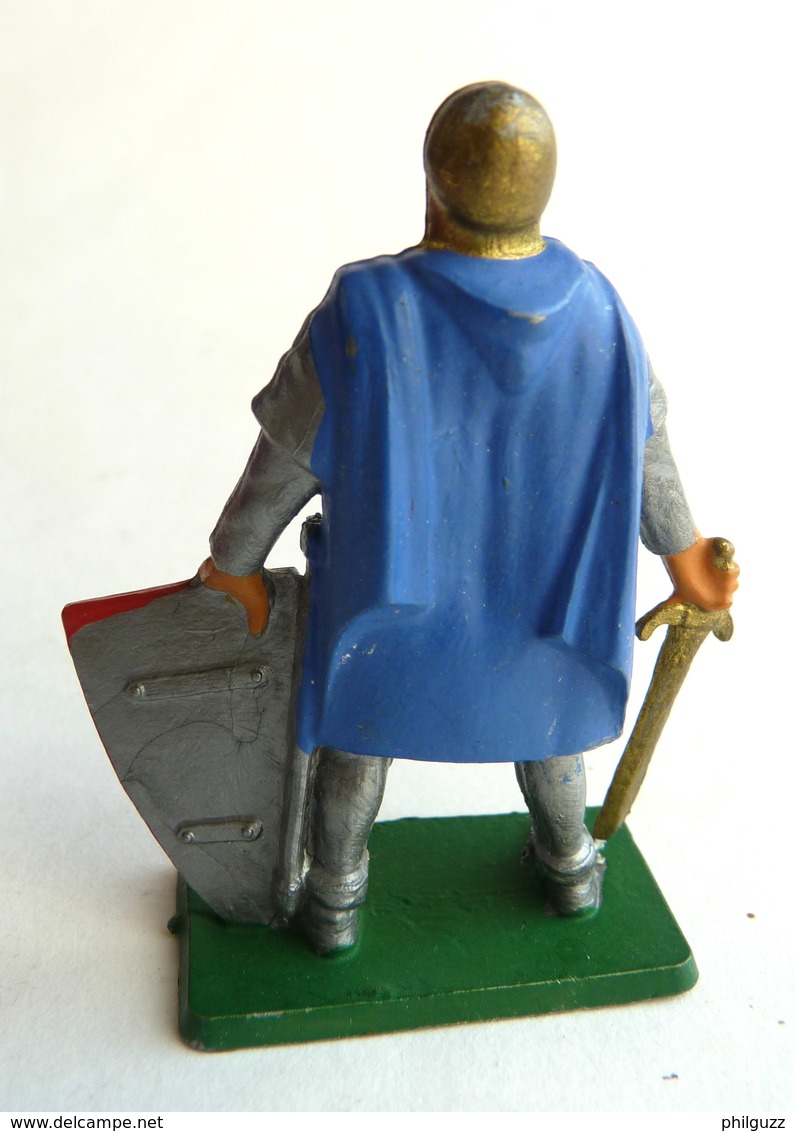 FIGURINE STARLUX -  SOLDAT MEDIEVAL CHEVALIER MPC52 SEIGNEUR EPEE BOUCLIER 1966 - Starlux