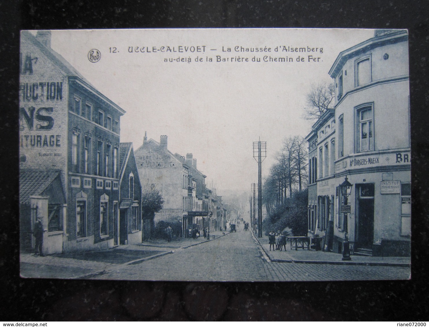 UCCLE  - CALEVOET  Chaussée D'Alsemberg  Au-delà De La Barrière Du Chemine De Fer - Uccle - Ukkel