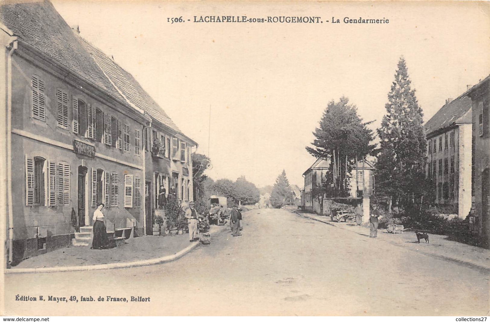 90-LACHAPELLE-SOUS-ROUGEMONT- LA GENDARMERIE - Autres & Non Classés