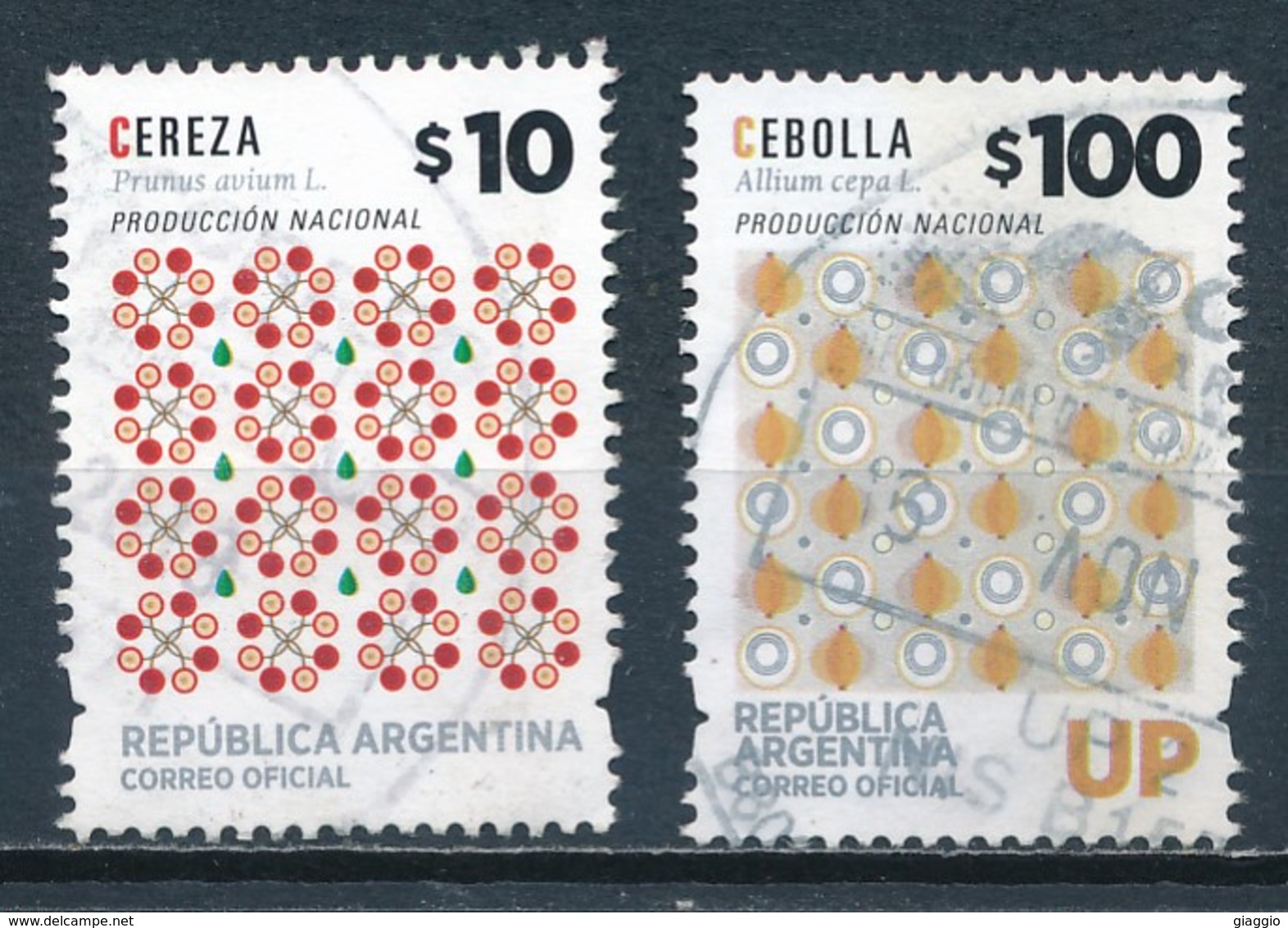 °°° ARGENTINA - MI N°3680/94 - 2016 °°° - Used Stamps