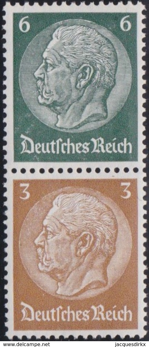 Deutsches  Reich   .    Michel   .     S 153     .    **     .     Postfrisch   .   /  .   MNH - Zusammendrucke