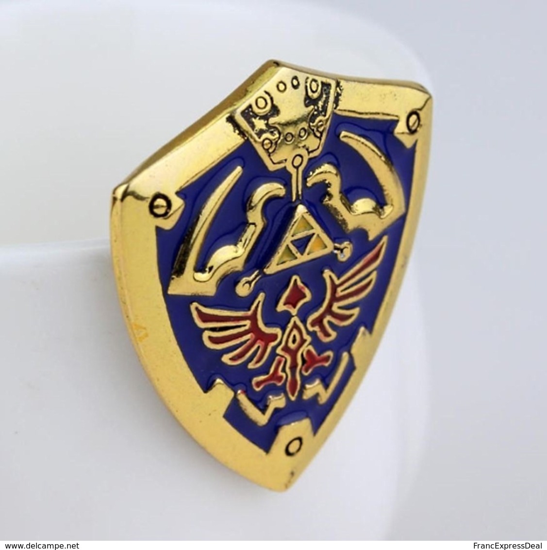 1 Pins Pin's NEUF En Métal ( Brooch ) - The Legend Of Zelda 4cm ! ( Ref 3 ) - Jeux