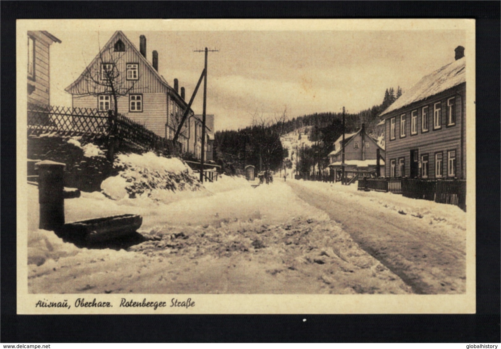 DE2466 - ALTENAU - ROTENBERGER STRAßE MIT SCHNEE - Altenau