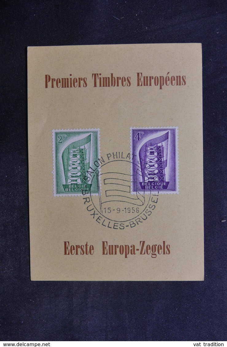BELGIQUE - Carte FDC En 1956 - Europa - L 36395 - 1951-1960
