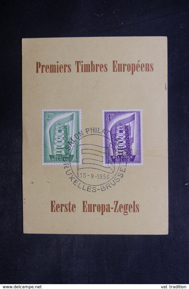 BELGIQUE - Carte FDC En 1956 - Europa - L 36396 - 1951-1960