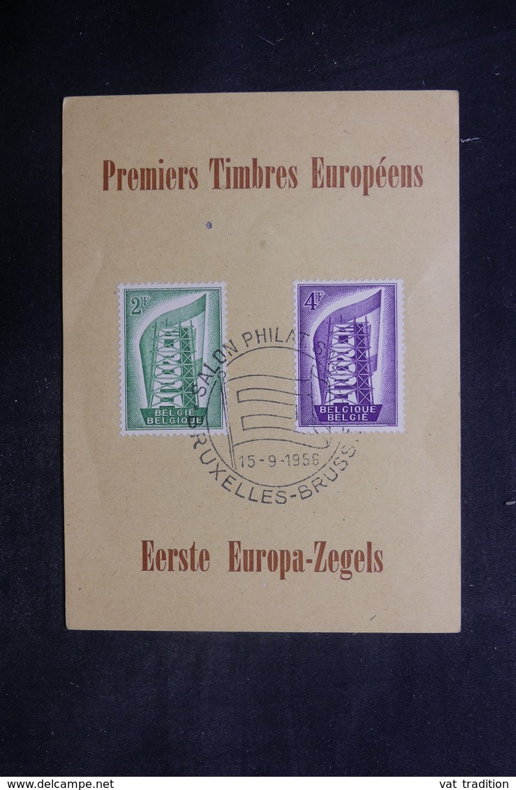 BELGIQUE - Carte FDC En 1956 - Europa - L 36397 - 1951-1960