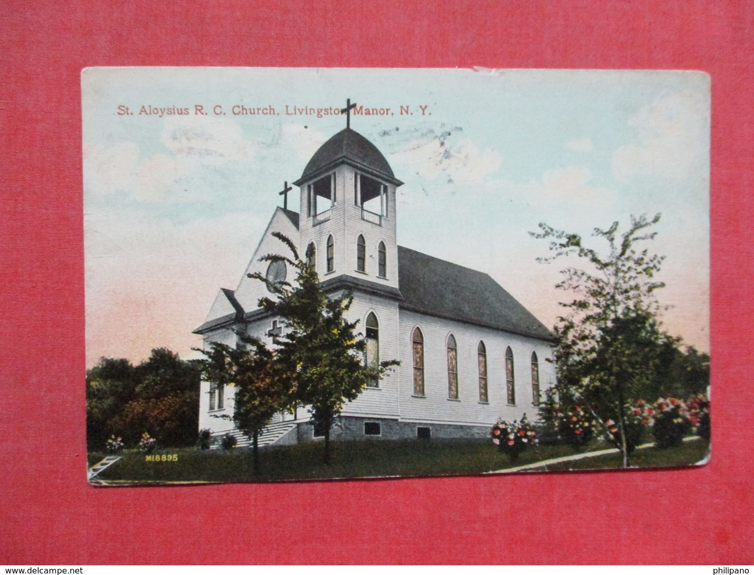 ST Aloysius R.C. Church Livingston Manor New York        Ref 3508 - Other & Unclassified