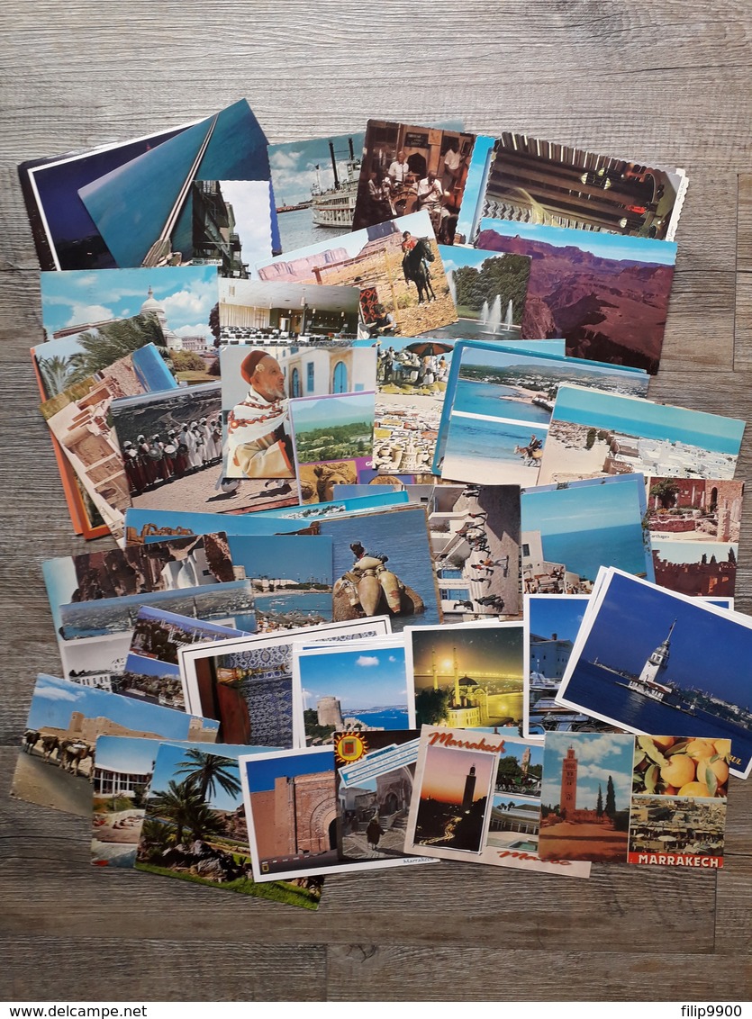 PK/CP : Lot Van 125 Postkaarten Wereld (mix) - Lot De 125 Cartes Postales Monde (mélange) - 100 - 499 Cartes