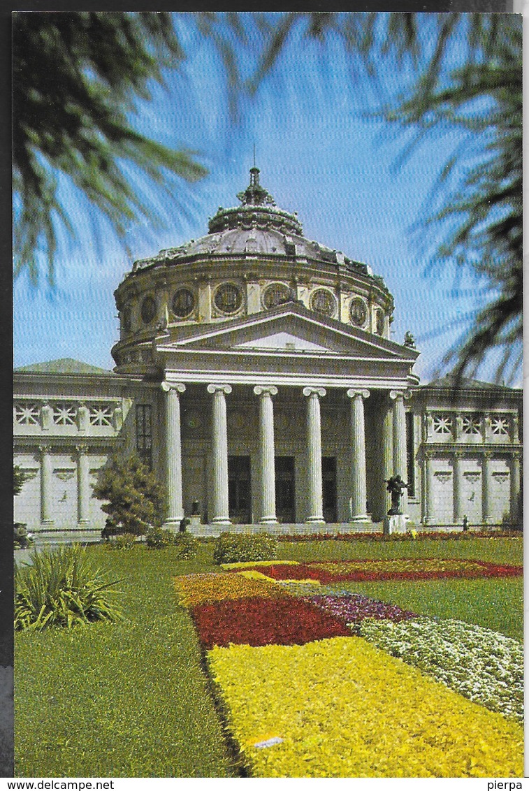 ROMANIA - BUCAREST - L'ATENEO - VIAGGIATA 1968 - Romania