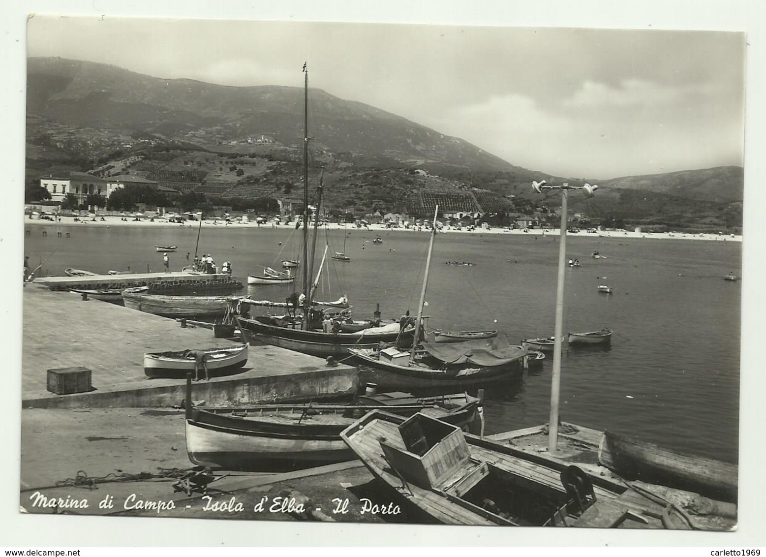 MARINA DI CAMPO - ISOLA D'ELBA - IL PORTO   VIAGGIATA FG - Livorno