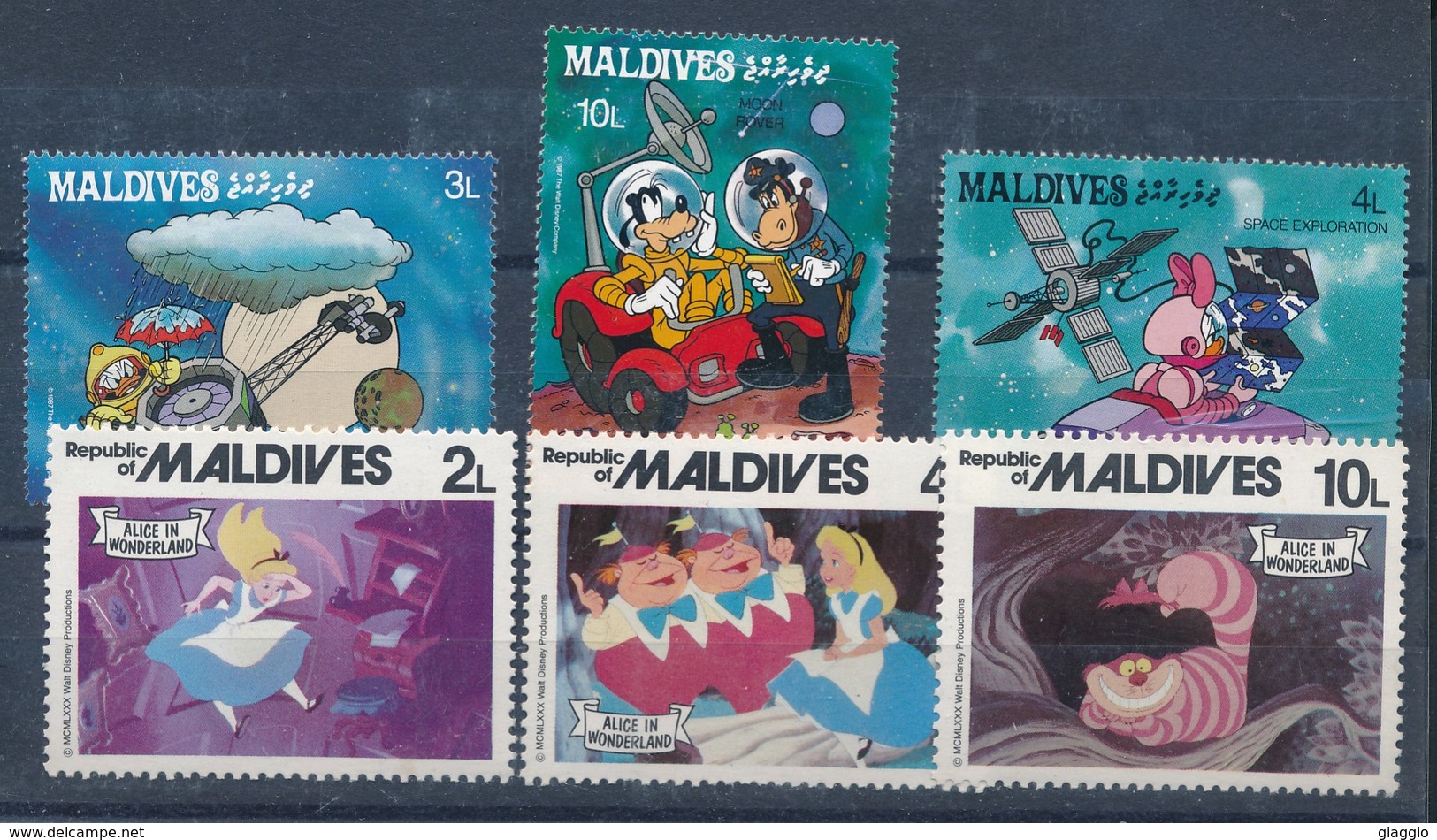 °°° MALDIVES - WALT DISNEY 1987 MNH °°° - Maldive (1965-...)