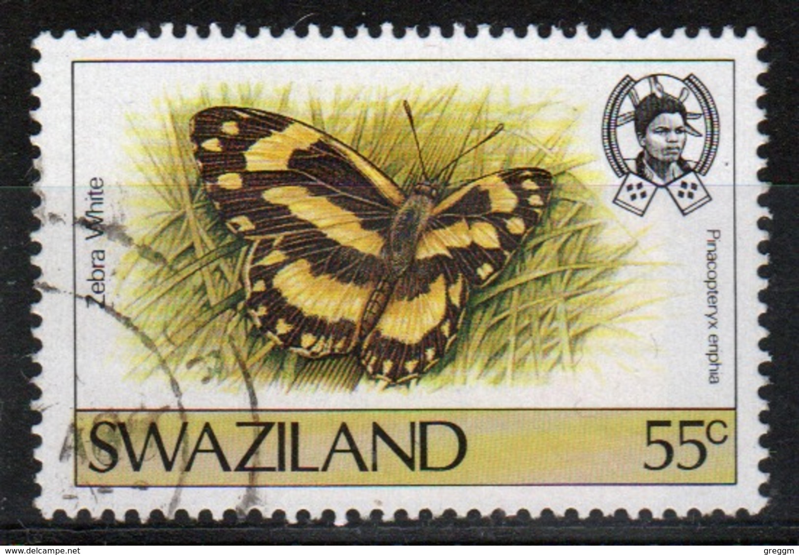 Swaziland  1987 Single 55c Stamp From The Butterflies 1st Series. - Swaziland (1968-...)