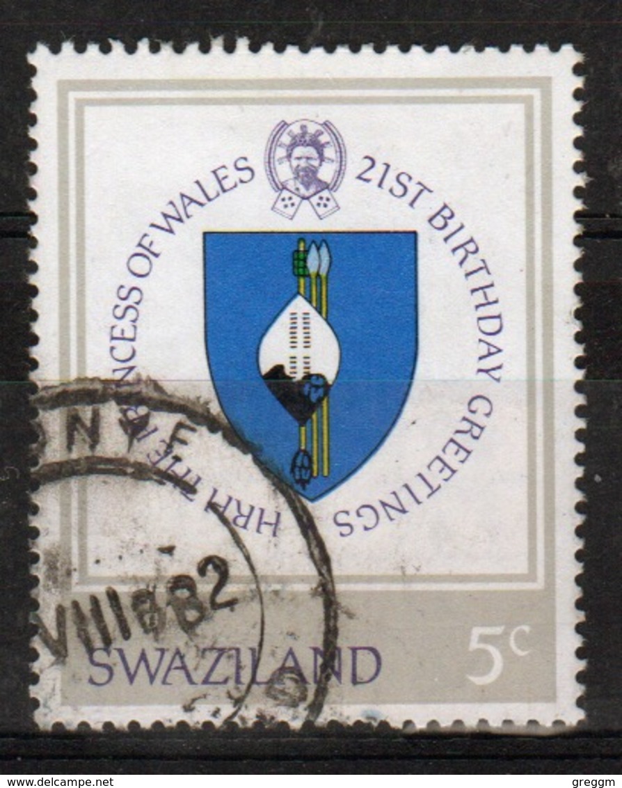 Swaziland  1982 Single 5c Stamp From The 21st Birthday Of The Princess Of Wales Series. - Swaziland (1968-...)