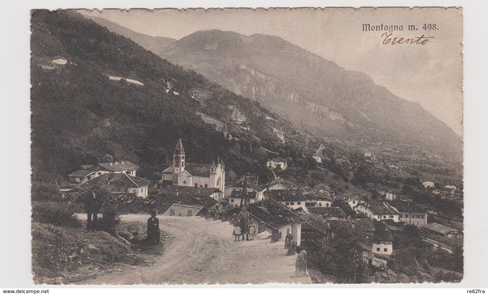 Montagna (TN)     - F.p.   -  Anni '1910/'1920 - Trento