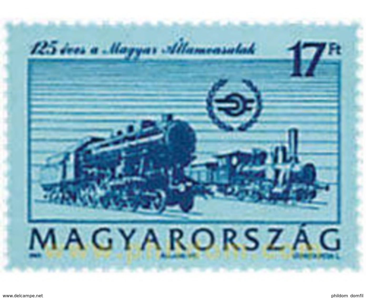 Ref. 59086 * MNH * - HUNGARY. 1993. 125th ANNIVERSARY OF THE HUNGARIAN RAILWAY . 125 ANIVERSARIO DEL FERROCARRIL HUNGARO - Trains