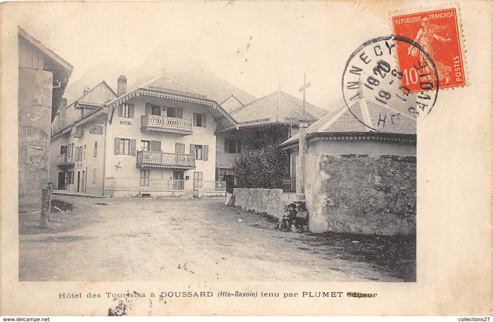 74-DOUSSARD- HÔTEL DES TOURSITES TENU PAR PLUMET - Doussard