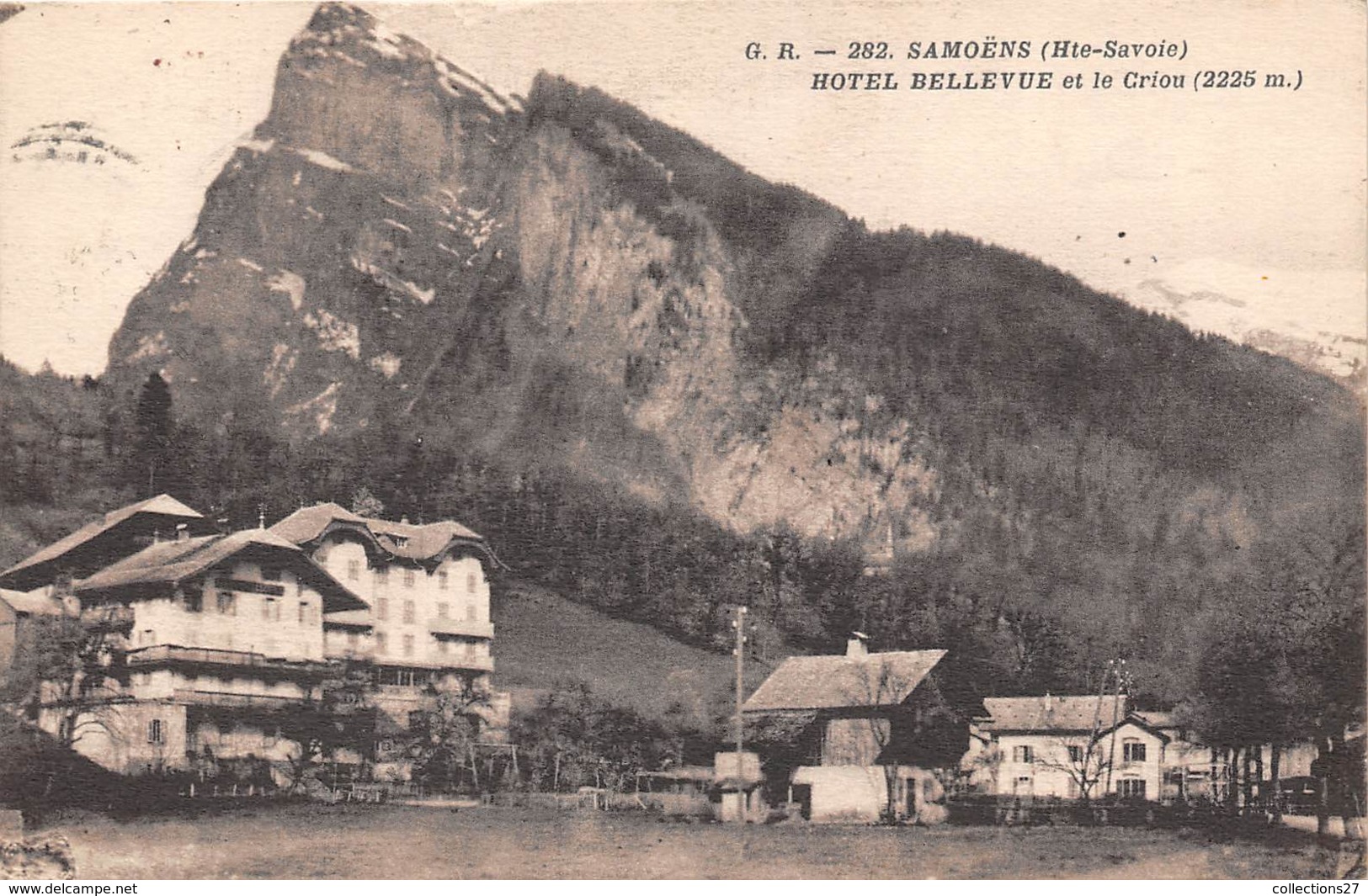 74-SAMOËNS- HÔTEL BELLEVUE ET LE CRIOU - Samoëns