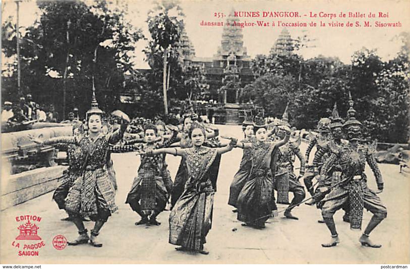 Cambodia - Ruins Of Angkor - The Royal Ballet During King Sisowath's Visit - Publ. La Pagode 253. - Cambogia