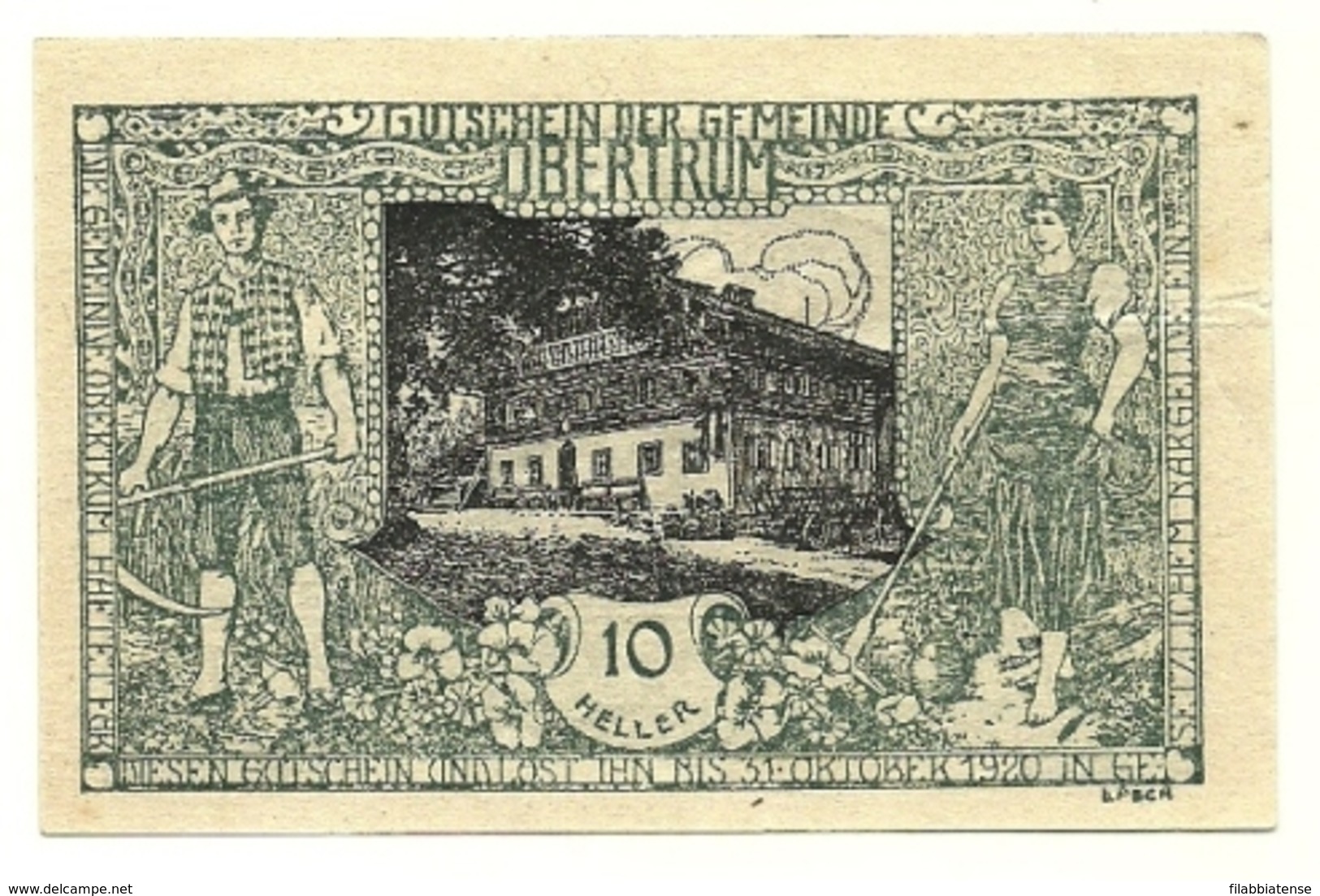 1920 - Austria - Obertrum Notgeld N30   ----- - Austria