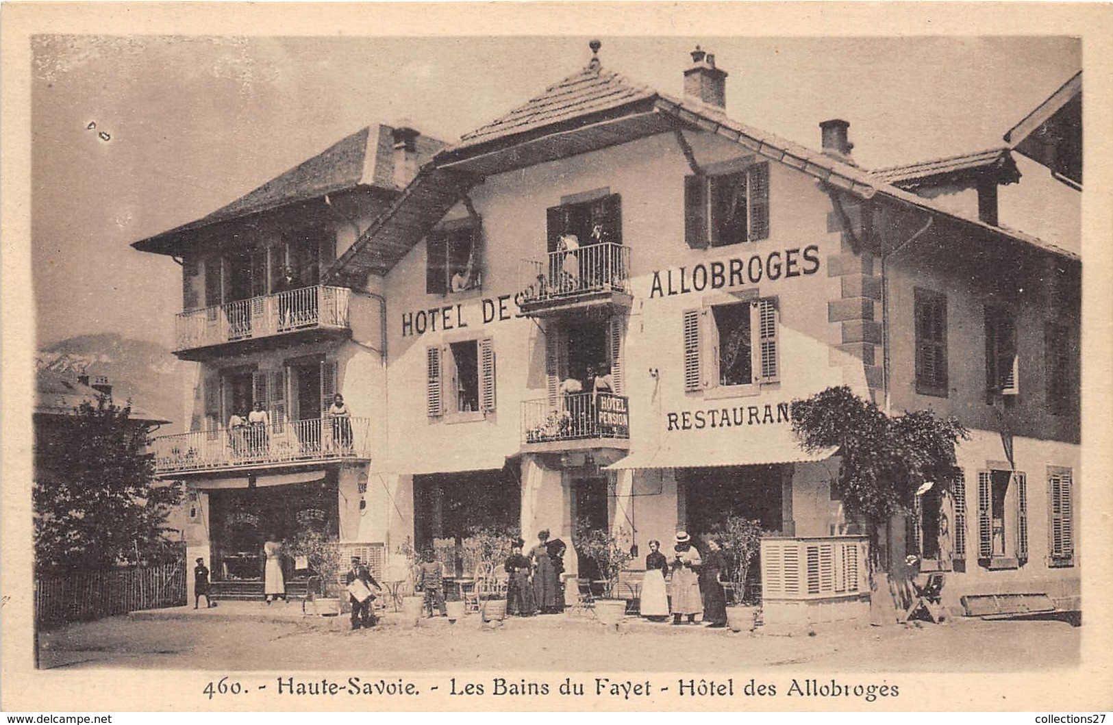 74-LES BAINS-DU-FAYET- HÔTEL DES ALLOBROGES - Saint-Gervais-les-Bains