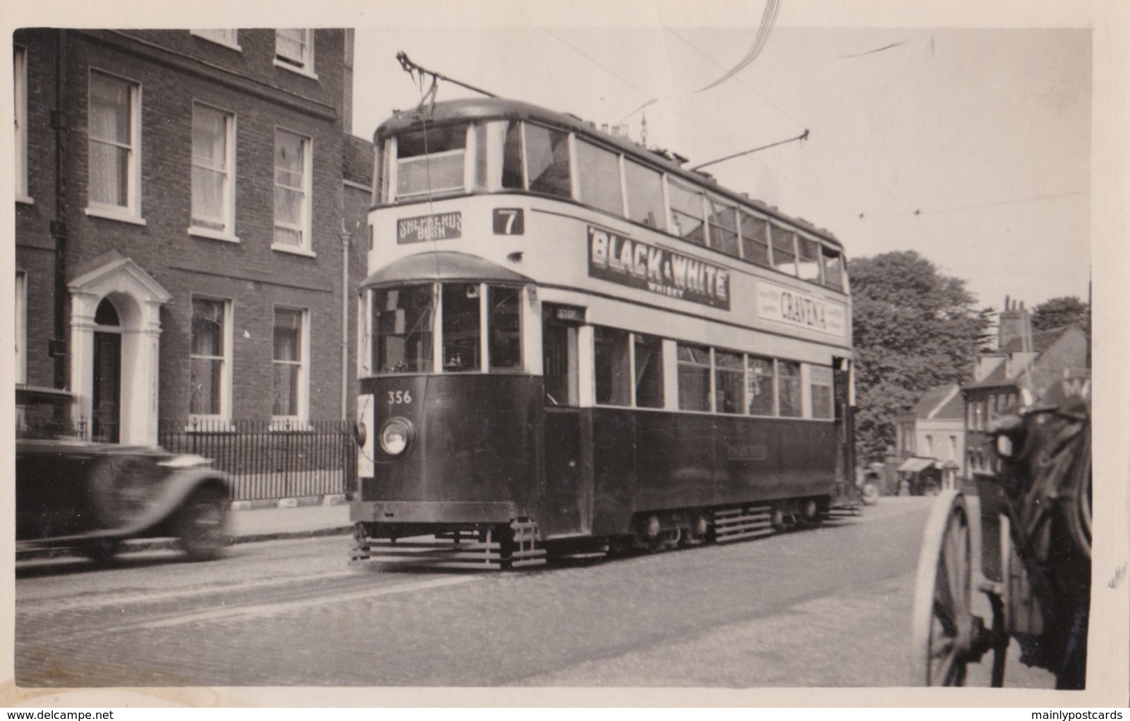 AO10 Photograph - Shepherds Bush Tram No. 7 - Other & Unclassified