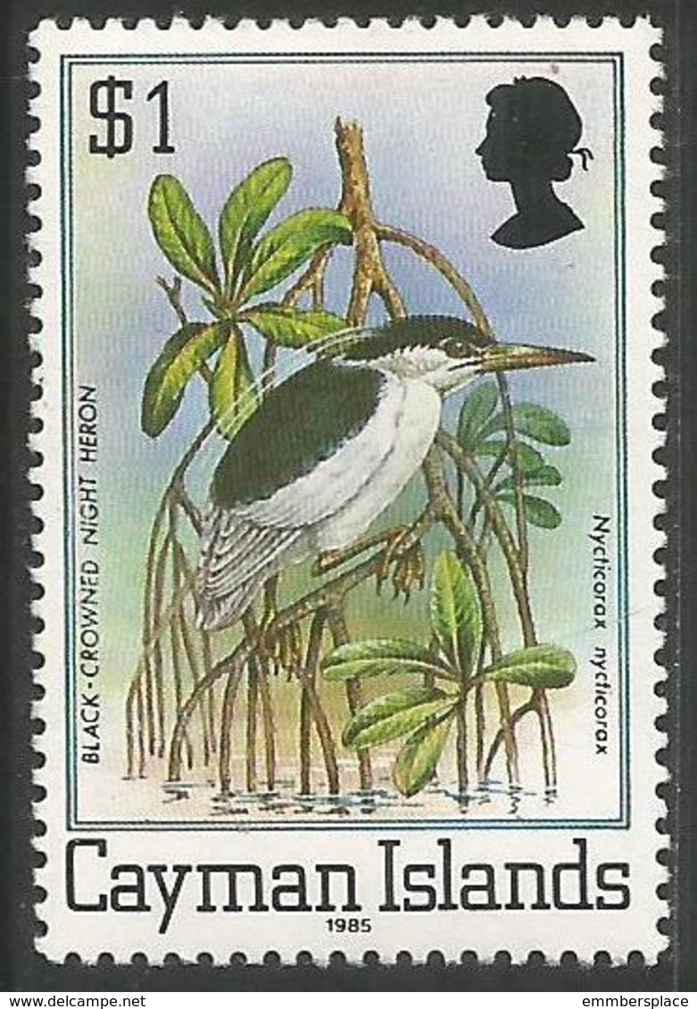 Cayman Islands - 1980 Night-heron $1 MNH **  SG 523B - Cayman Islands