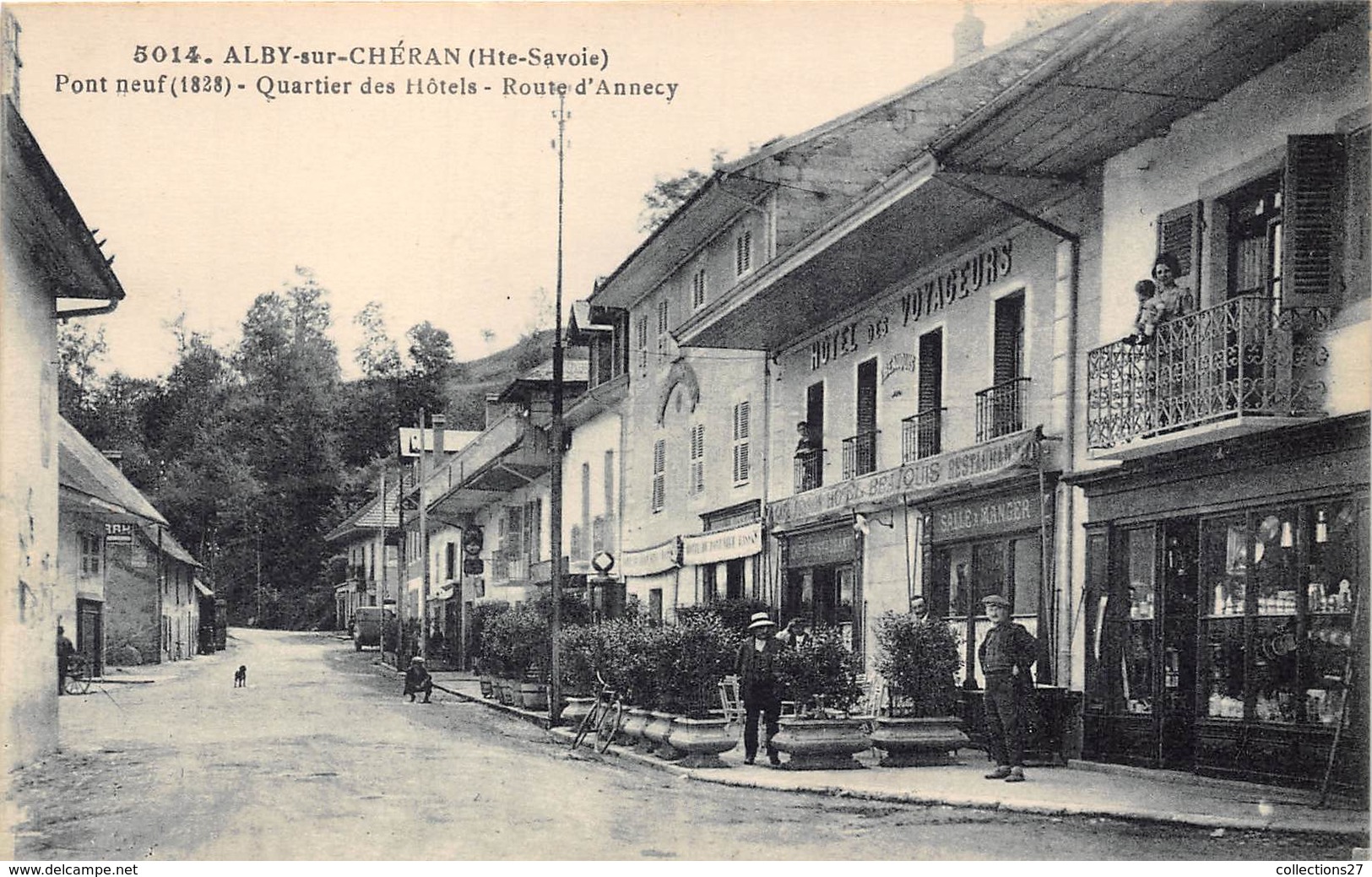 74-ALBY-SUR-CHERAN- PONT-NEUF- QUARTIER DES HÔTELS ROUTE D'ANNECY - Alby-sur-Cheran