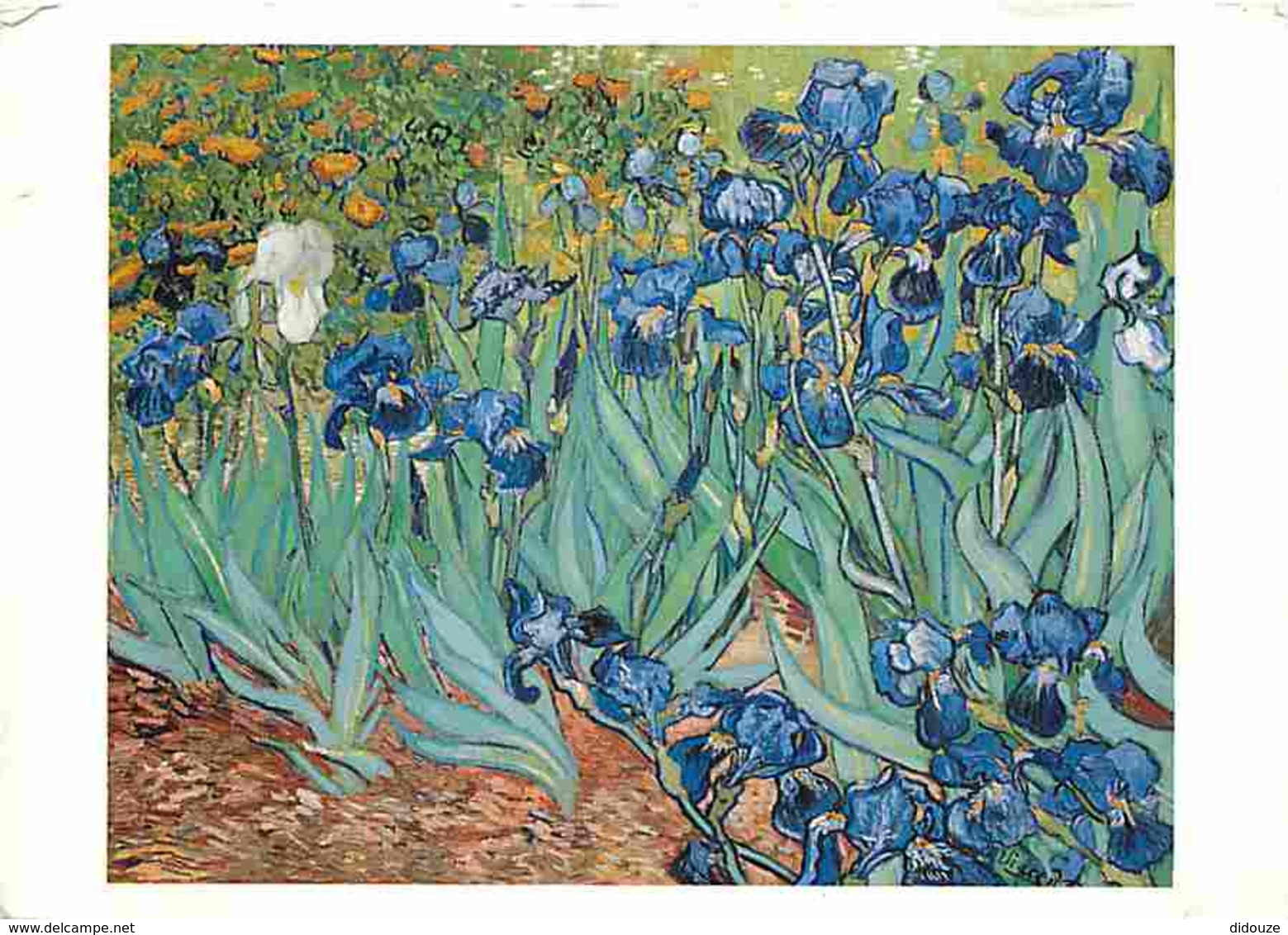 Art - Peinture - Vincent Van Gogh - Irises - Voir Timbre - Voir Scans Recto-Verso - Paintings