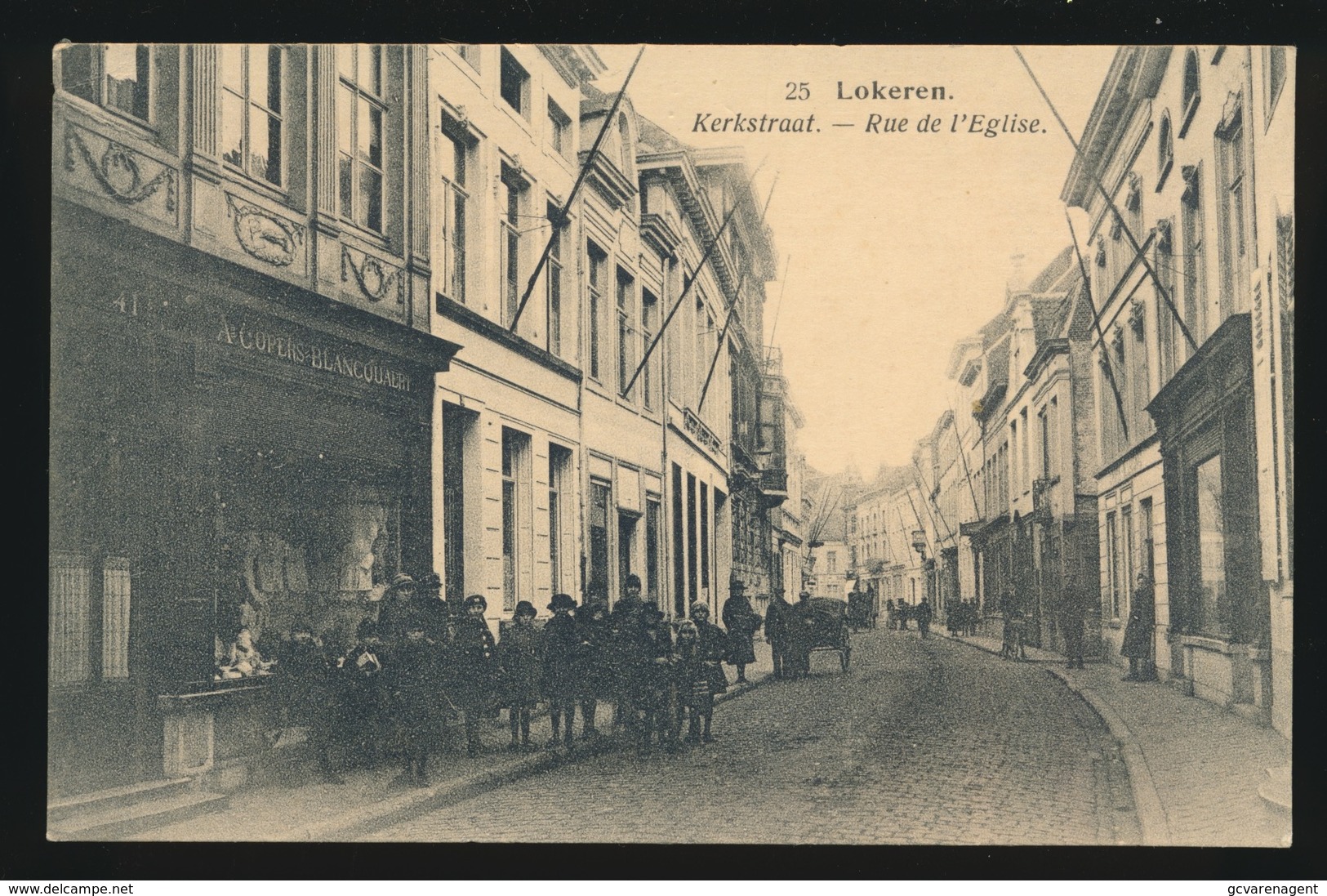 LOKEREN   KERKSTRAAT  RUE DE L'EGLISE - Lokeren